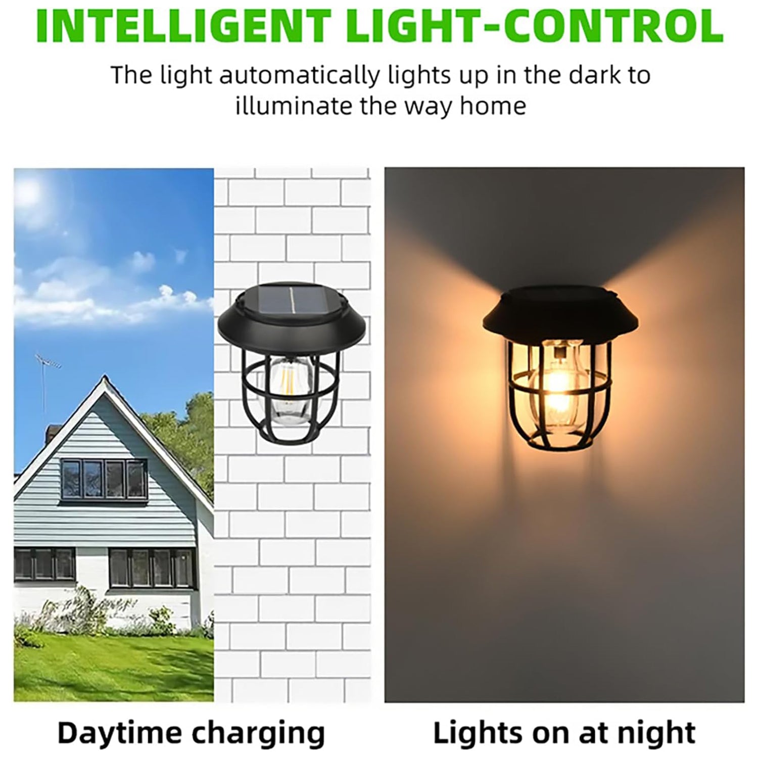 Solar Lantern Wall Lights Fixtures with Motion Sensor (1 Pc) Solar Lantern Wall Lights Fixtures with Motion Sensor (1 Pc)